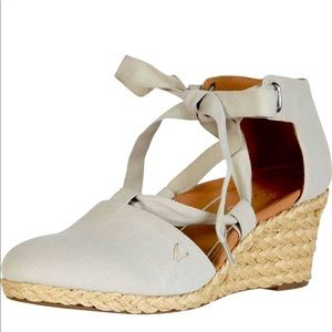 New Vionic Women's Aruba Kaitlyn Lace-up Wedge - Ladies Espadrille Wedges 8.5
